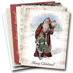 Christmas Greetings - Assorted 2-sided Christmas Gift Tags (set of 6)