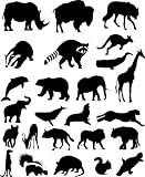 Collection of Animal Silhouettes - Set of 25 Mammals - 18