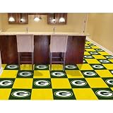 Green Bay Packers NFL Team Logo Carpet Tiles