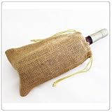 New Burlap Favor Gift Bags With Drawstring 6 x 10 - Pack Of 24 Bags ($1.12 each)