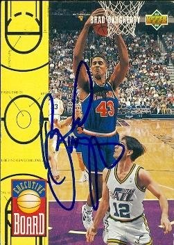 Brad Daugherty Autographed/Hand Signed Basketball Card (Cleveland Cavaliers) 1993 Upper Deck #433
