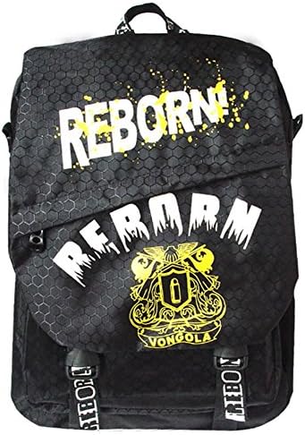 Yuanman Anime Cartoon Pattern Oxford Unisex Backpack Travelling Bag School Bag Shoulder Bag (Katekyo Hitman Reborn)