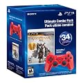 PS3 DualShock 3 Red and God of War Saga Collection