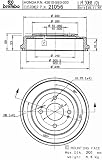 Brembo BDR21056  Honda Brake Drum