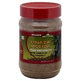 Tadin Tea, Linaza Molida (Regular Ground Flax Seed), 7.8-Ounce Bottle (Pack of 4)