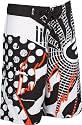 Mens Spider Web Print Print Skate Surf Board Short / Swim Trunks