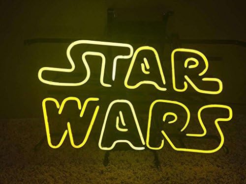 XINHANG 17X14 Inches Real Glass Neon Sign for STAR WARS Game Room Office Bar Man Cave
