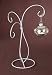 Silver Painted 3 Arm Ornament Stand