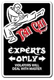 TAI CHI ~Sign~ parking martial arts black belt gift