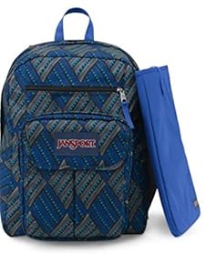 JanSport Digital Student Backpack (Blue Streak Tropic Chomp)