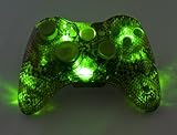 SNAKE SKIN LED Xbox 360 Modded Controller (Rapid Fire Mod) COD BLACK OPS MW3 MW2