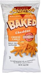 Michael Season's Baked Cheddar Cheese Curls, 6-Ounce Bags (Pack of 12)
