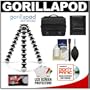 Joby GP3 Gorillapod SLR-Zoom Flexible Tripod + Accessory Kit for Canon Rebel XSi, XS, T1i, XTi, 50D, 5D, 1D, 7D Nikon D40, D60, D3000, D5000, D90, D300, D300s, D3s, D7000, Olympus Evolt E-30, E-450, E-600, E-620 Sony Alpha A230, A300, A330, A350, A380, A500, A550, A850 for Digital SLR Cameras with Zoom Lens