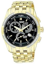 Citizen Men's BL8042-54E Eco-Drive Calibre 8700 Gold-Tone Diamond Watch