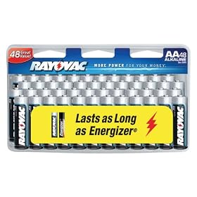 Rayovac Alkaline AA-48 Value Pack