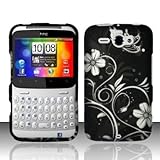 MIDNIGHT GARDEN Hard Rubber Feel Plastic Design Case for HTC STATUS / CHACH ....