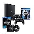 PlayStation 4 - Konsole (1TB, schwarz,slim) inkl. Uncharted 4 + 2 DualShock 4 Controller + The Elder Scrolls V: Skyrim Special Edition inkl. Soundtrack-CD (exkl. bei Amazon.de) by Sony