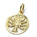 PENDANT, ZODIAC SIGN, CANCER, 9K GOLD, NEW