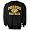 Missouri Tigers Black Old School Football Crew Sweatshirt