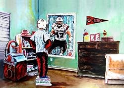South Carolina Painting - Dream of USC Football