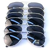 Spring Break Aviator 6-Pack: 6 Smoke Lens Aviators Choice of Frames