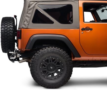 RedRock 4x4 J100568 Rear Double Tube Bumper Guard - Stainless Steel