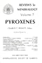 Pyroxenes (Review in Mineralogy, Vol 7)