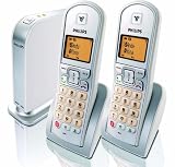 Philips VOIP3212 VOIP And Skype Compatible Digital Cordless Telephone Twin Pack