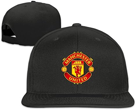 FASHION DYD Manchester United Fitted Flat Brim Baseball Cap Hat