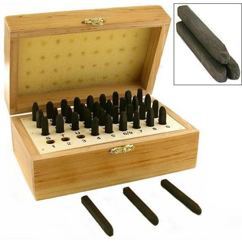 Metal Marking Punches Stamps 36 pc Letter Numbers 