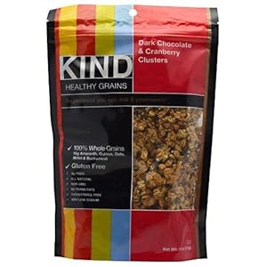 Kind Bar Healthy Grains Clusters: Dark Chocolate Cranberry; Each