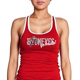 NCAA Ohio State Buckeyes Racerback Tank Top, Red, Large