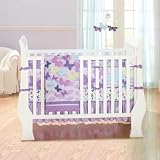 All a Flutter 4 Piece Baby Crib Bedding Set by Just Born