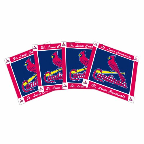 MLB St. Louis Cardinals 4pk Ceramic Coasters