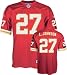 Larry Johnson Red Reebok NFL Authentic Kansas City Chiefs Jersey - 52