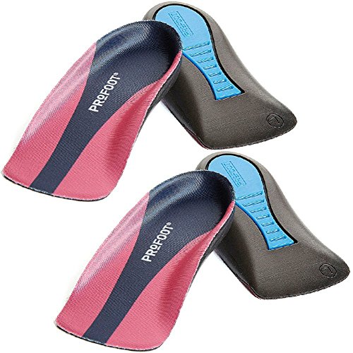 (2 Pairs) Plantar Fasciitis Heel Cup Insoles Women's - Relieves Foot Pain