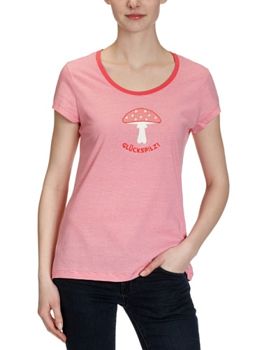 Adelheid Damen T-Shirt 11120131636 / Gl&uuml;ckspilz Leibchen kurzer Arm, Gr. 44 (XXL), Rot (69 Preisvergleich