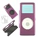 Lux Apple iPod Nano Aluminum Accessory Case - Purple