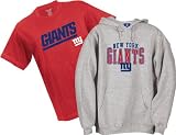 New York Giants Gray/Red Hoody/Tee Combo