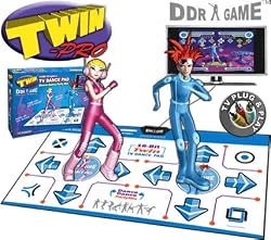 DDR Game Dance Dance Party Mix 16-Bit Graphics TV Twin Pro Two-Player Plug-N-Play Dance Pad