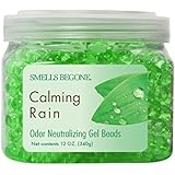 SMELLS BEGONE 52512 Odor Neutralizing Gel Beads, Calming Rain