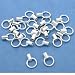 25 Sterling Silver Crimp Necklace Cord End Beading 7mm