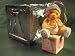 Cherished Teddie......... Baby Boy's 1st Christmas Ornament and Bank