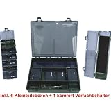 Zubehörbox 37 x 30 x 6cm + 6 Kleinteileboxen + 1 Vorfachbox