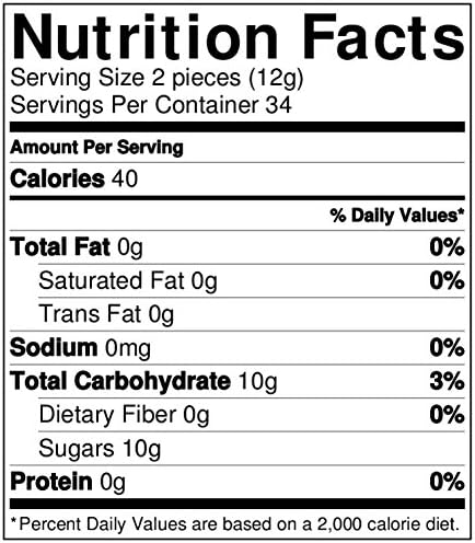 Ginger People Gin Gins Original Chewy Ginger Candy - One Pound in a Red Gift Box with Window