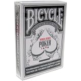 Bicycle WSOP Plastic Coated Playing Cards - 1 Black Deck Poker Size Regular Index