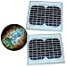 HQRP 12 Watt (6W + 6W) Solar Panel 12W Power 12V Monocrystalline 12 Volt PV Module DC Battery Charger RV Marine Yacht Boat plus HQRP Coaster