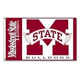 NCAA Mississippi State Bulldogs 3-by-5-foot Flag