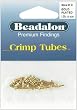Crimp Tubes 2mm Outer/1.5mm Inner/2mm Length 1.5g/Pkg-Gold Plated