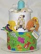 2 Tier Jungle Baby Diaper Cake